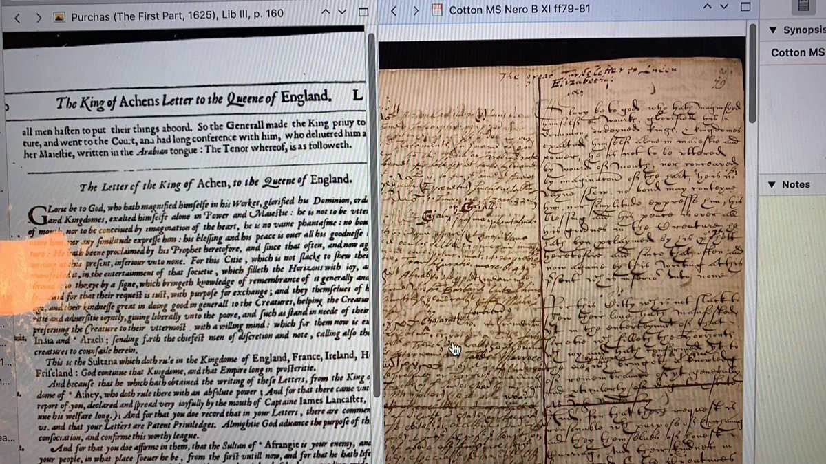 Sam recently used  @ScrivenerApp to write a paper, and found its research and split screen features *life-changing*. She loved it so much that she’s now tempted to make it her main word processor, and possibly even the main way she organises manuscript images and notes.