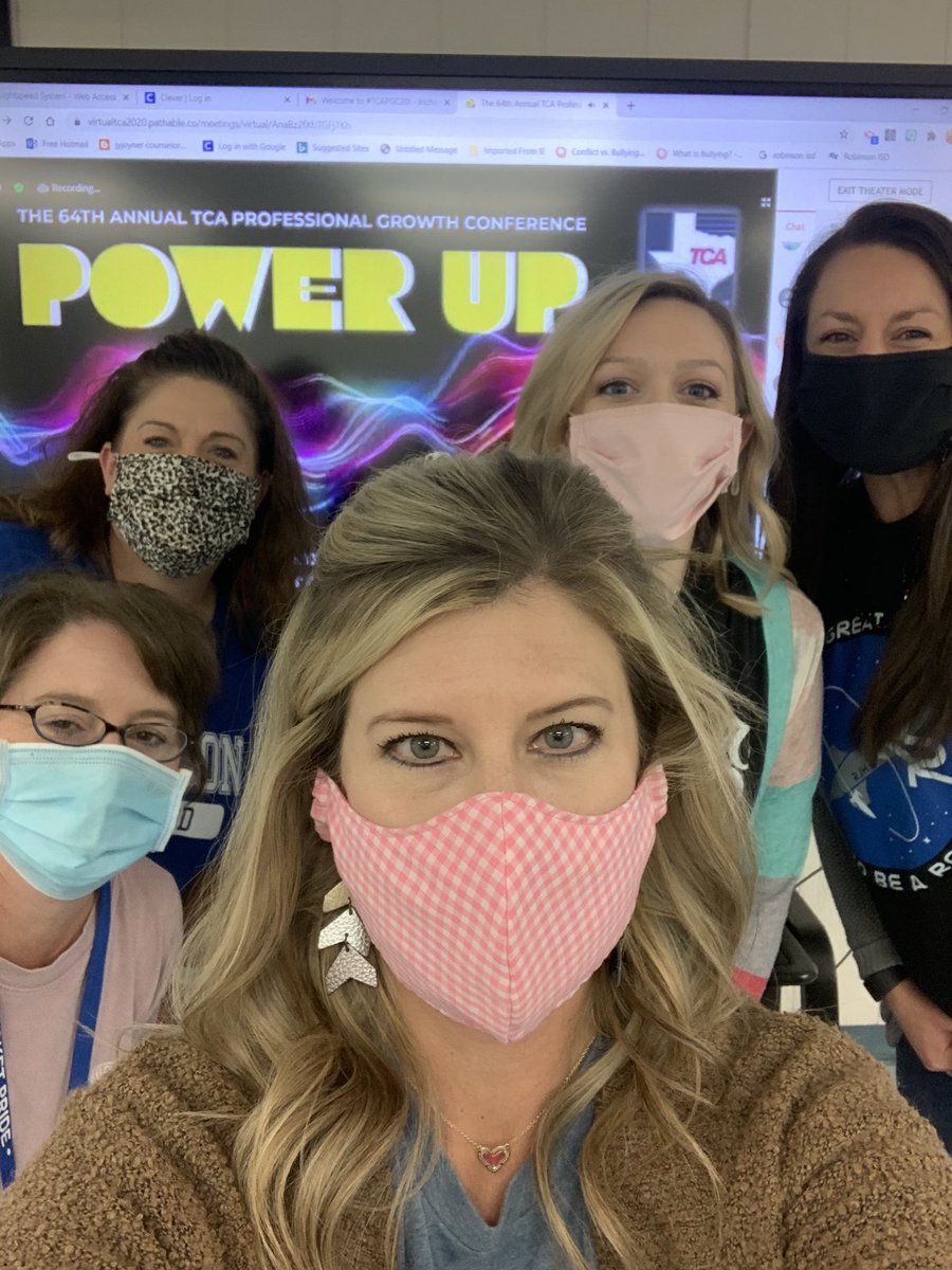 lrichcounselor1's tweet photo. Counselor Conference looks a little different this year...#tcapgc20 @robinsonisd https://t.co/s0leP48XEG