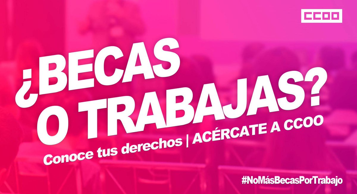 🆕🤩 ¡Otra victoria de #NoMásBecasPorTrabajo!

👩‍⚖️ Los juzgados dan la razón a <a href="/fscccoopv/">Ciutadania CCOO PV</a>: las prácticas profesionales 💩 en <a href="/generalitat/">Generalitat</a> son irregulares.

➡️ Los despidos son improcedentes y hay derecho a indemnización.

👉 ow.ly/KzVH30rjJ7X