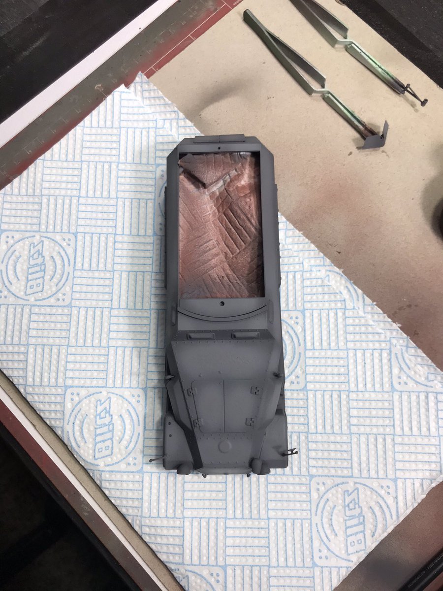 All ready to start to add chips and scraps 