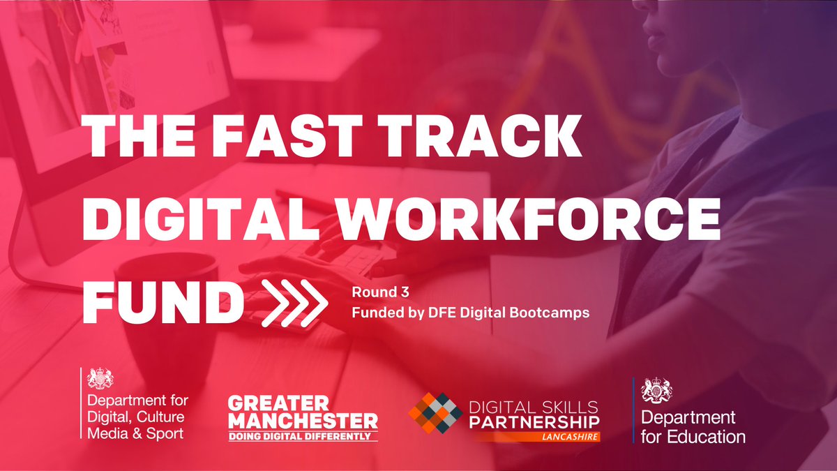 greatermcr's tweet image. Interested in a career in digital marketing, data analysis or cloud engineering?

🎉Today we launched a series of free digital skills training programmes across Greater Manchester

⏩Part of the #FastTrackFund 

👏Funded by @educationgovuk

Read more ⬇️

greatermanchester-ca.gov.uk/news/free-digi…