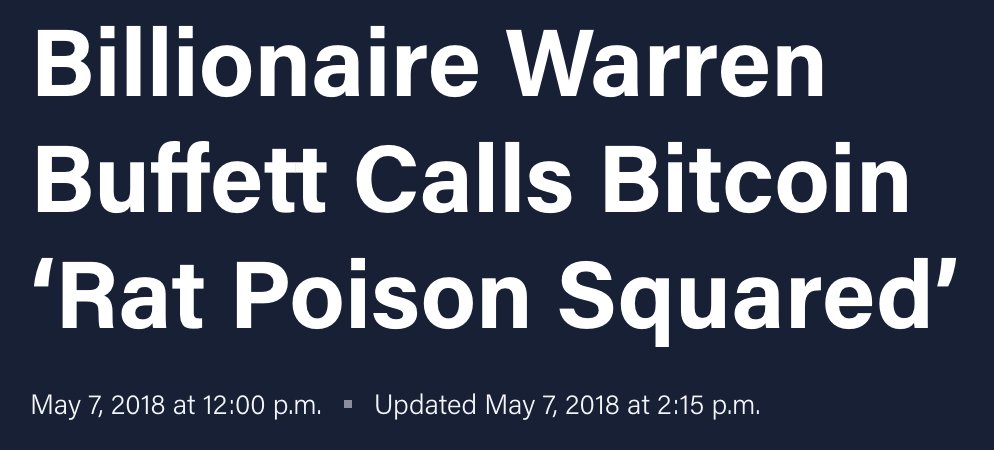 Le légendaire investisseur élevé au rang d'Oracle... n'a plus une vision claire de l'avenir!Warren Buffett est-il encore dans le coup pour comparer le bitcoin à de la mort-aux-rats? A 90 ans, il suffit de regarder nos grands-parents devant une boite mails pour en avoir une idée.