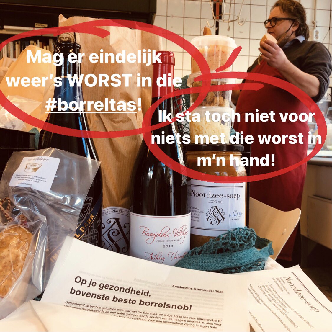 De sluiting van de restaurants lijkt voorlopig niet te worden opgeheven en dus hebben al die leuke lokale leveranciers van je favoriete restaurants je hulp nog steeds hard nodig. En zeg nou eerlijk, wat is er fijner dan een #borreltas vol heerlijkheden 👉🏼 deborreltas.nl