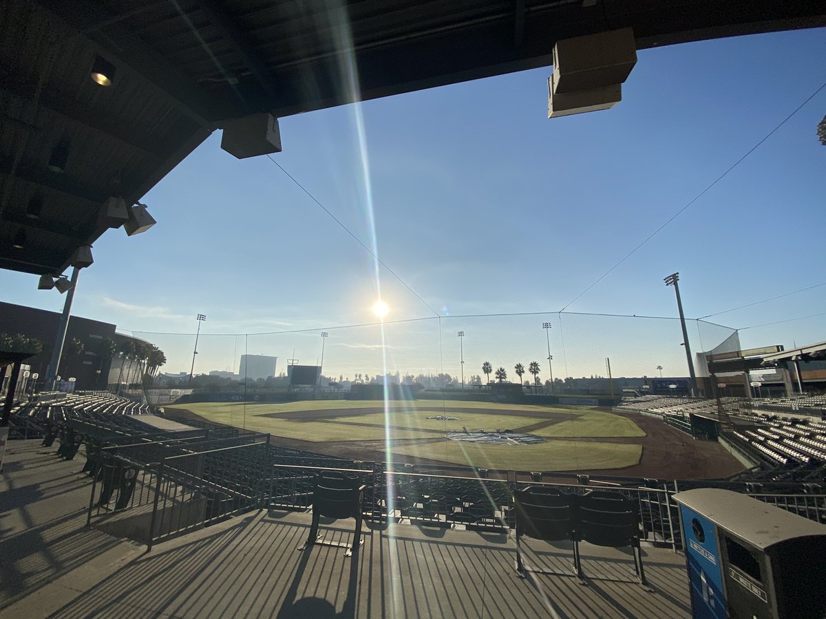 kbowl3's tweet photo. Not sure if this view makes me 😊 or ☹️ but it’s reminds me of the best days in 2019 &amp; the better days to come in 2021. 
#MiLB #milbprobs https://t.co/FPUuXvsszp
