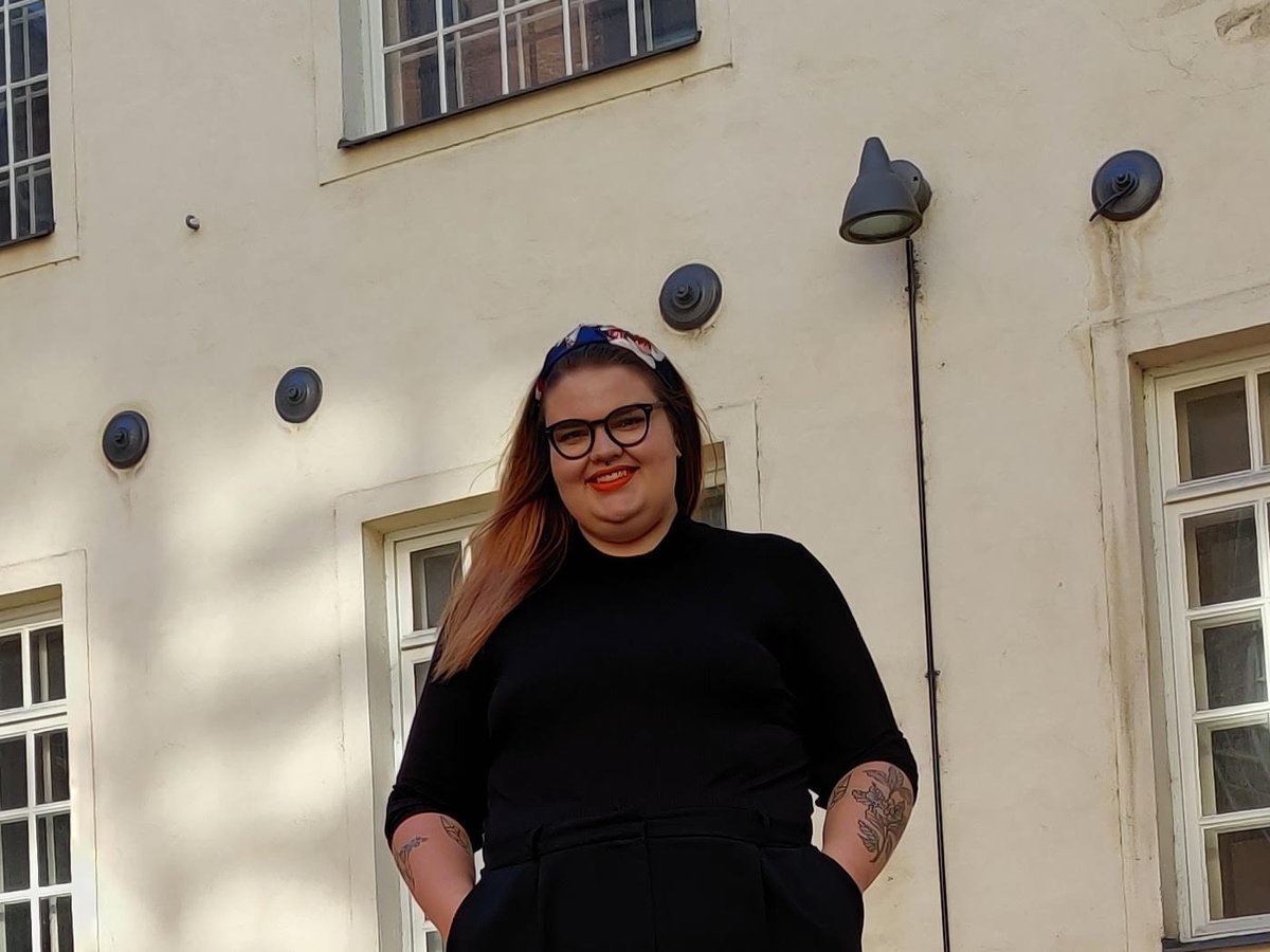SYL_FIN's tweet photo. SYL:n vuoden 2021 puheenjohtajaksi on valittu @annikanevanpaa! Paljon onnea! #SYLliittari #StudentsofFinland https://t.co/t4aU0fAiH8