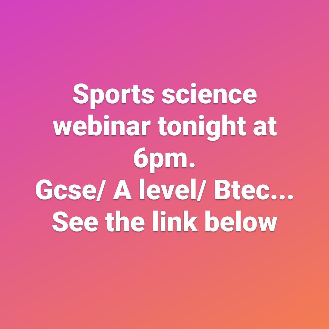 KatieKbentley's tweet photo. 📣All GCSE, A LEVEL OR BTEC SPORT STUDENTS!!

6pm tonight there is an online webinar from #universityoflincoln about their sport&amp;exercise sciences:  https://t.co/2Ic2EWYBUh

@LsstPe @PrioryLSST https://t.co/d3tp3kcTAM