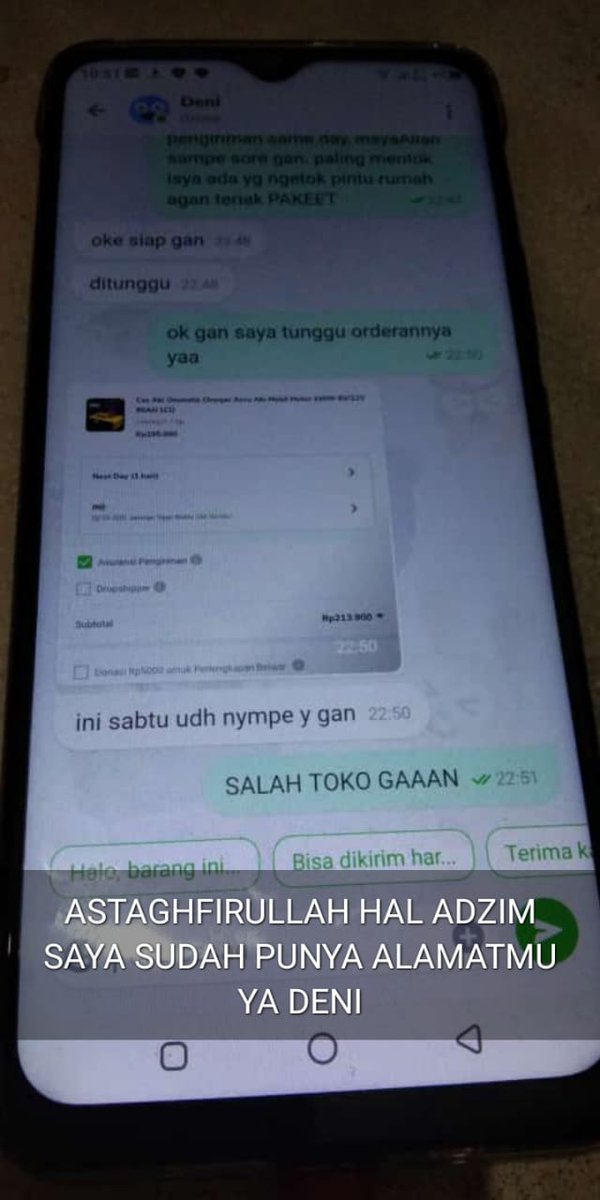 txtdarionlshop's tweet photo. astaghfirullah deni https://t.co/rjhzAy1Cwd