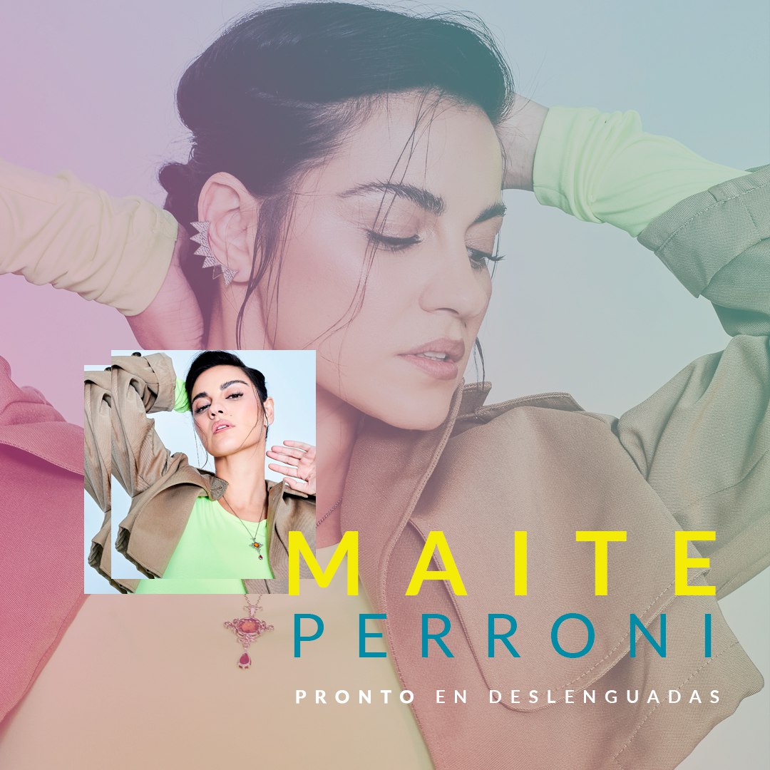 DeslenguadasOf's tweet photo. Qué le dirías a @maiteperroni si la tuvieran en frente? —#PRONTO en #DeslenguadasOf https://t.co/pxQftf713X