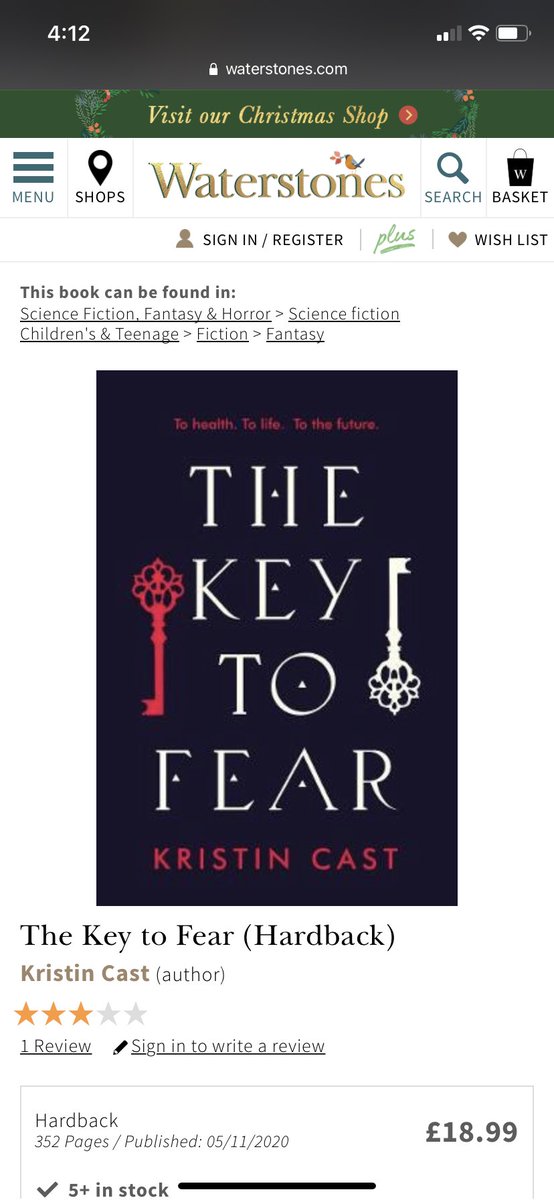 elodiehope_'s tweet photo. This book came across my Instagram stories in an ad & honestly I’ve never clicked “buy” so fast. #Dystopianfuture ✅
Pandemic wipes everyone out (lol) ✅
Protagonist named Elodie ✅✅✅
thanks @KCastAuthor for letting me see my name in a story after 30 years! #thekeytofear https://t.co/KcNXBCQqNO