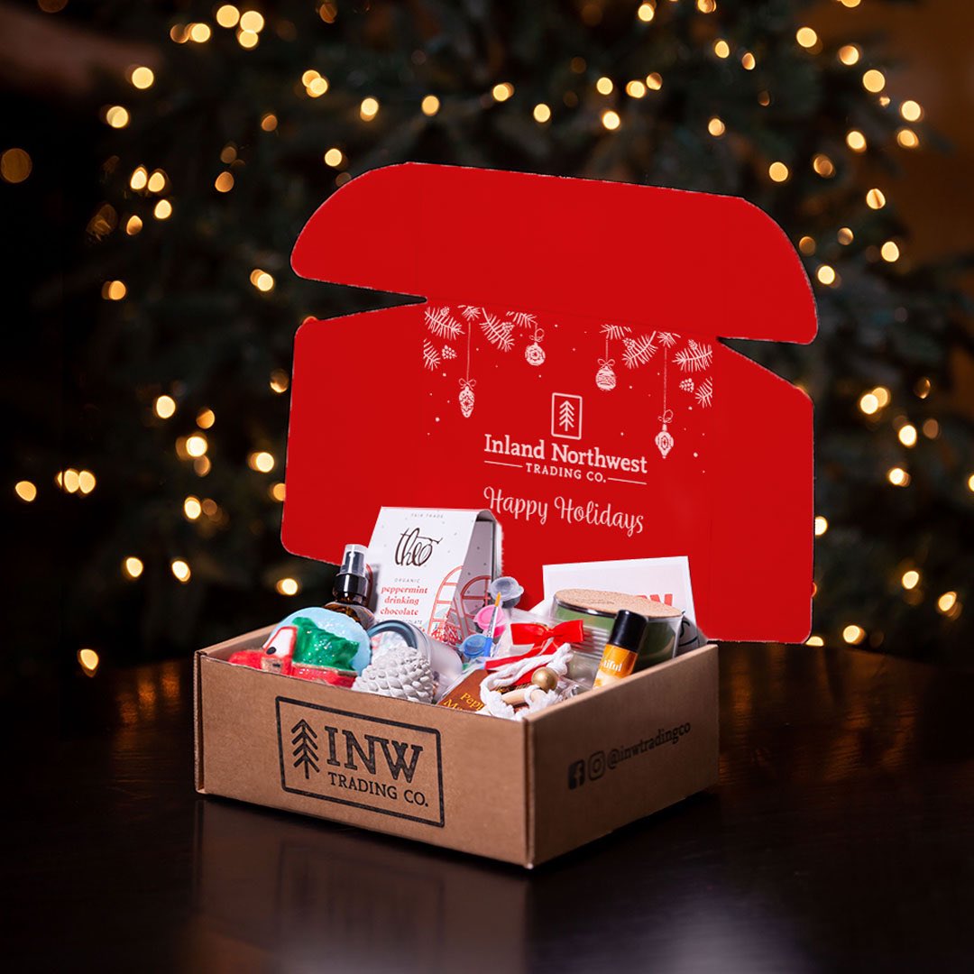 Limited edition luxury Holiday Gift Boxes now available for pre-order at inwtradingco.com! Give the gift of local with a personally curated Holiday Gift Box, filled with items handmade for the holidays by local and regional makers.