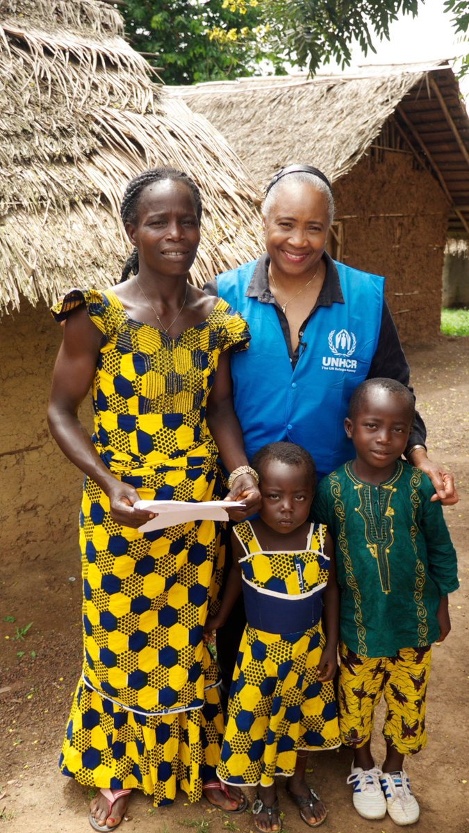 6 years ago I visited the village of Dronguine in Cote D’Ivoire with <a href="/refugees/">UNHCR, the UN Refugee Agency</a>. That day Elise and her two children were given their birth certificates. Having a nationality is a fundamental human right.

🌎 Each country

🌍 has the power

🌏 to #EndStatelessness

#IBelong