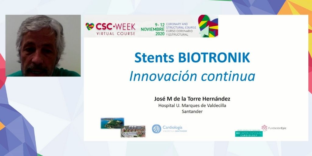 BiotronikES's tweet photo. #CSCWeek No te pierdas la ponencia '#Stents Biotronik: Innovación continua', en el apartado 'Sesiones de innovación' del evento, realizada por el Dr. José María de la Torre (@HUnivValdecilla) https://t.co/qbiqWkzcGi https://t.co/pgIuIsm8z3