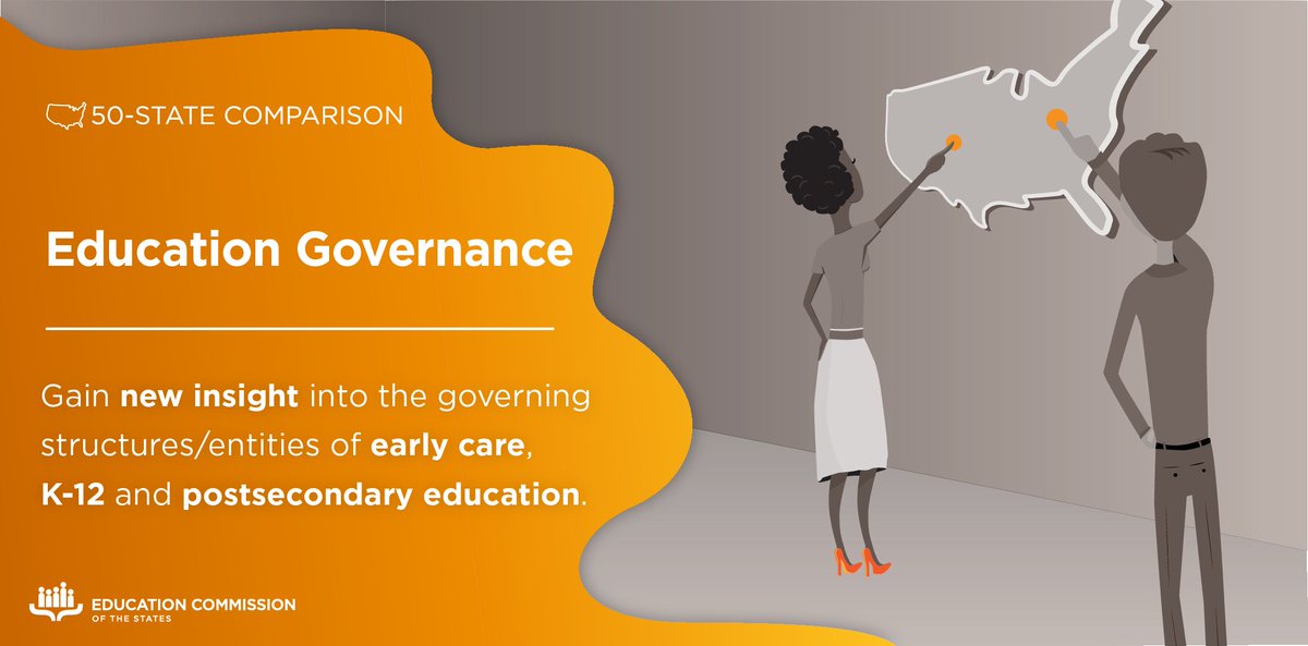 EdCommission's tweet photo. NEW 50-State Comparison updates 🚨 Check out these governance-related products.
Early Care and Education Governance https://t.co/V8TOaEKnnA
K-12 Governance https://t.co/EcjWBXPXhP
State Postsecondary Governance https://t.co/lDTKn03QFR https://t.co/RsFZXpFQXl