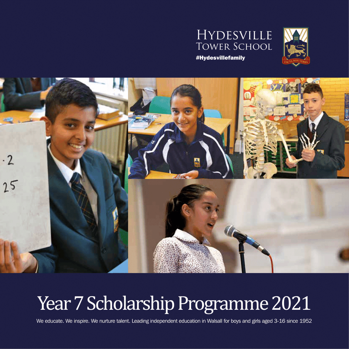 HydesvilleTower's tweet photo. Scholarship applications for Year 7, September 2021 entry are now welcome! Academic Scholarships are available in Maths, English and Science and Non-Academic Scholarships in Art, Performing Arts, Music and Sport. 
Find out more: https://t.co/DHoSvPbUAz
#Hydesvillefamily https://t.co/8bl6bg6JfI