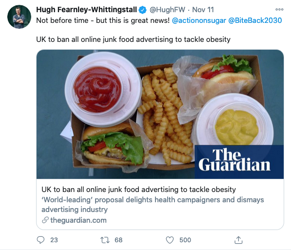 1/ Hugh is celebrating a far-reaching ban on commercial speech in his own industry. Let's see how his offerings would fare if he wanted to advertise them online.