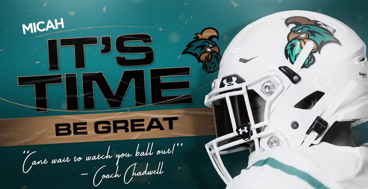 Coastal showing some love today! 🏖
<a href="/BallAtTheBeach/">Coastal Football Recruiting</a> #BEACHACCE22