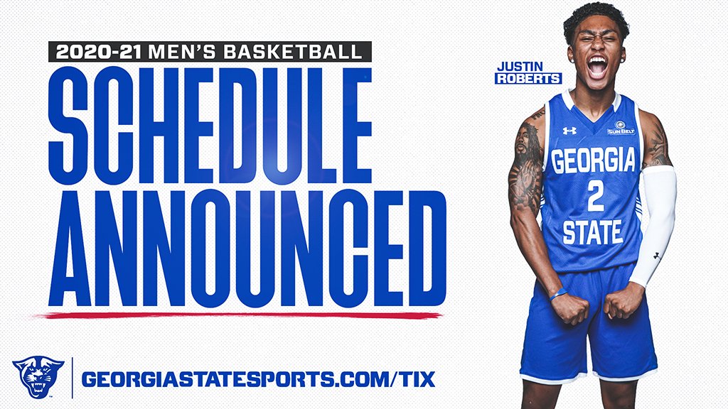 GSU_MBasketball's tweet photo. 🚨 Schedule Announcement🚨

Release: https://t.co/l02HTYdS0K
Schedule: https://t.co/LMBVJuUG3s

#GSUnited | #OurCity https://t.co/PgfTCupLCf