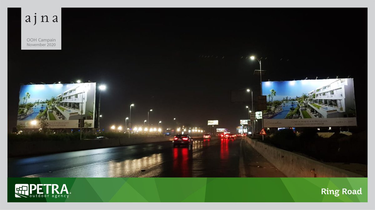 PETRA_OOH's tweet photo. Ajna developments continues to impress the market with their remarkable #outdoor_campaign using selected #prime #locations to demonstrate their brand image. Choose a solid #OOH #Media partner to support your brand and adding Value to your #campaigns, Choose #Petra_outdoor_agency https://t.co/ustFN4g47M