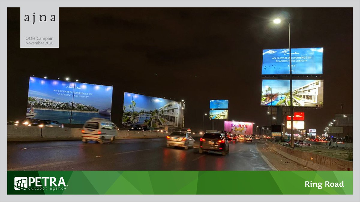 PETRA_OOH's tweet photo. Ajna developments continues to impress the market with their remarkable #outdoor_campaign using selected #prime #locations to demonstrate their brand image. Choose a solid #OOH #Media partner to support your brand and adding Value to your #campaigns, Choose #Petra_outdoor_agency https://t.co/ustFN4g47M