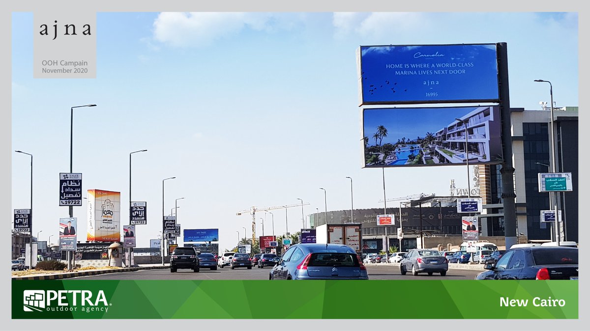PETRA_OOH's tweet photo. Ajna developments continues to impress the market with their remarkable #outdoor_campaign using selected #prime #locations to demonstrate their brand image. Choose a solid #OOH #Media partner to support your brand and adding Value to your #campaigns, Choose #Petra_outdoor_agency https://t.co/ustFN4g47M