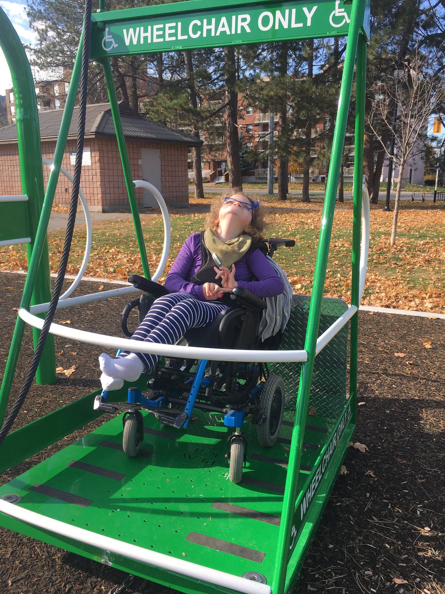 SaraPot3's tweet photo. My girls loved their time on Hamilton’s Gage Park swing yesterday -thank you @NrinderWard3 . Let’s make this happen here in Niagara too! Happy Rolph’s? #swinglocal #accessibility @NiagaraRegion @St_Catharines @StCathRotary @StCRecServices https://t.co/pSBPsoe4c6