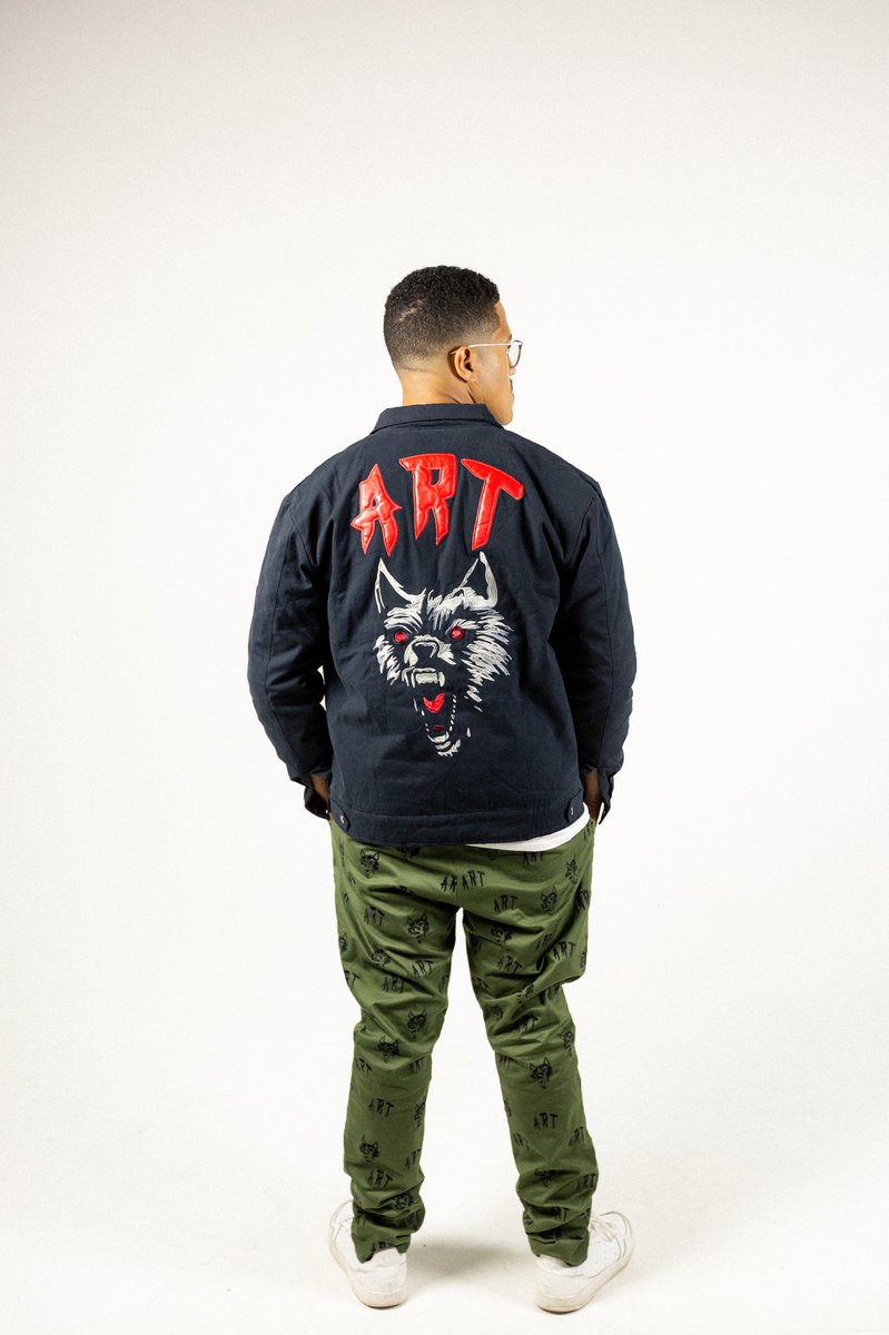 AlwaysRspctTime's tweet photo. "WolfPack" Worker Jacket

Retail: $90

Available in sizes S-4X

#14DaysofART

#AlwaysRespectTime https://t.co/dmpup9UwRB