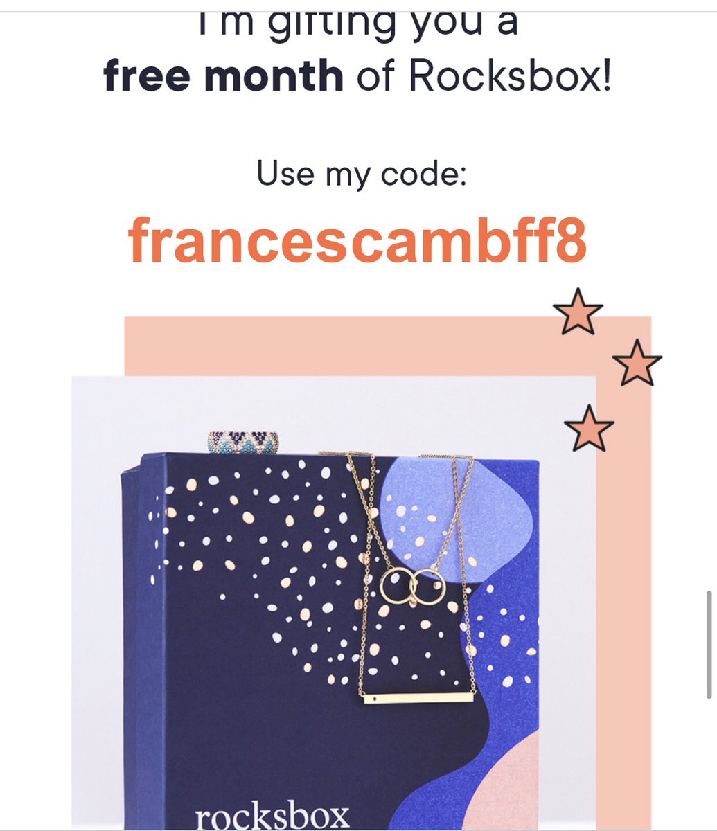 MissMimiwallace's tweet image. If anyone wants to try #rocksbox #free here ya go! Gotta love #freejewelry