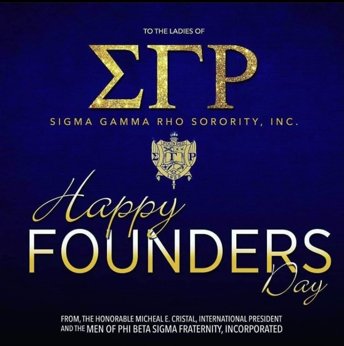 NuSigma_Philly's tweet photo. Happy Founders Day to the ladies of Sigma Gamma Rho Sorority, Inc. from the men of Nu Sigma! 🔵🟡 #PhillySigmas #SigmaGammaRho https://t.co/rZ3TIkpTEn