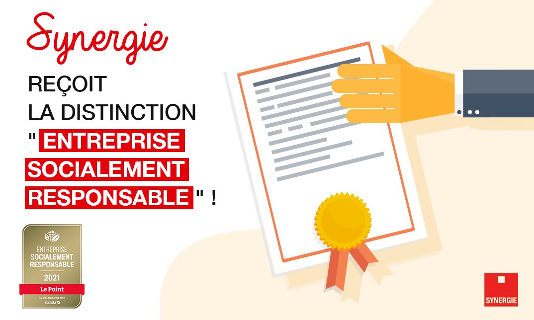 Synergie On Twitter Quelle Fierte Nous Sommes Heureux D Avoir Recu La Distinction Entreprise Socialement Responsable Au Palmares 2021 Du Lepoint Avec Statista Une Belle Reconnaissance De Nos Engagements En Matiere