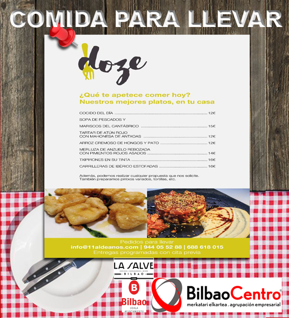 Bilbao_Centro's tweet photo. Otra propuesta de calidad en comida para llevar @dozerestaurante en el mismo centro de Bilbao.
#comidaparallevar #menusaludable #saborycalidad #hosteleriadebilbao #restaurantes #comidacasera #calidadysabor #bilbaohosteleria #bilbonegin https://t.co/R2ZqueZVoe