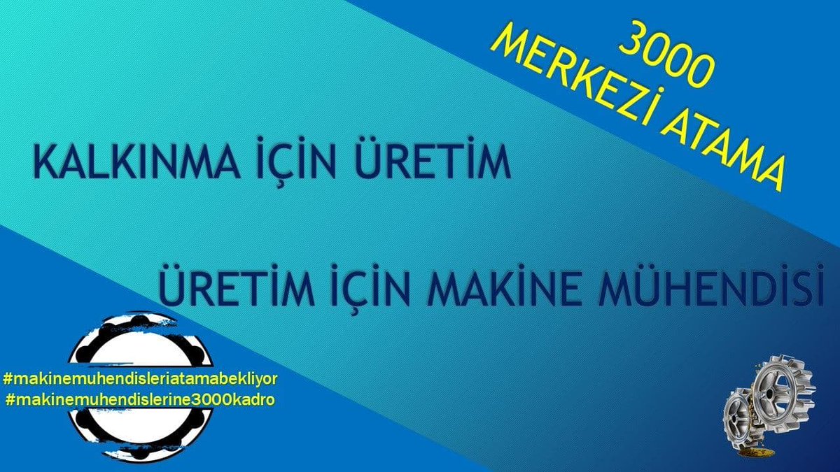 HendeseMuhendis's tweet photo. Bu vatanın evlatları olarak biz Makine Mühendisleri göreve hazırız!

#Kamuya3BinMakineMühendisi
@akaraismailoglu
@UABakanligi
@KarayollariGM
@A_Uraloglu
@tuvasas
@dhmikurumsal
@dhmihkeskin
@turasasgm
@aihsanuygun
@tudemsasgm
@TCDDemiryollari
@TCDDTasimacilik https://t.co/SEy86qeAeo