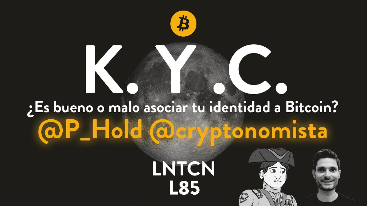 Es malo comprar Bitcoin con KYC?¿Y sin?¿Qué riesgos tiene?¿Cómo pasas a €/$  si no pasaste un KYC?¿Los que vivan fuera del radar serán afortunados o  desdichados? Una buena charla para reflexionar sobre
