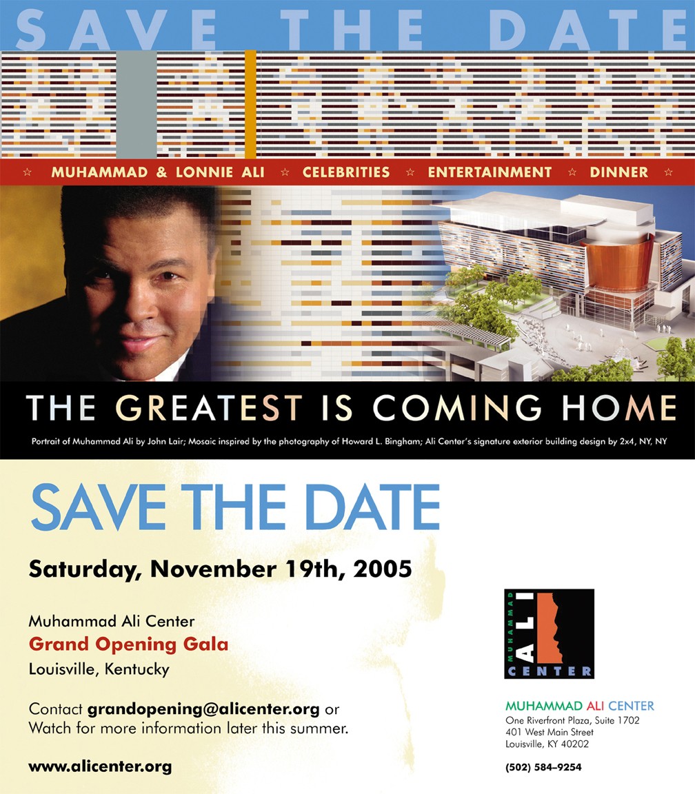 AliCenter's tweet photo. 15 years ago, the Ali Center staff was preparing for the Center’s Grand Opening Gala, which took place on November 19, 2005.
It was a big night for the City and even a bigger night for Lonnie and Muhammad Ali. Were you there? #AliCenter #15YearsofGreatness https://t.co/pqVhQ8lY2F