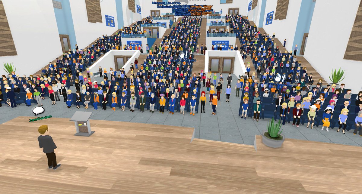 bretones's tweet photo. Lassé(e) des webinars ?

@TheNextGenEnte2 choisit Virbela pour humaniser son événement &amp; ajouter la VR et la 3D à l’expérience virtuelle !

Découvrez les keynotes, workshops, séances d'intelligence collective dans ce monde virtuel https://t.co/fEcw747JpG

#thenextgenenterprise https://t.co/0C9jyg0POF