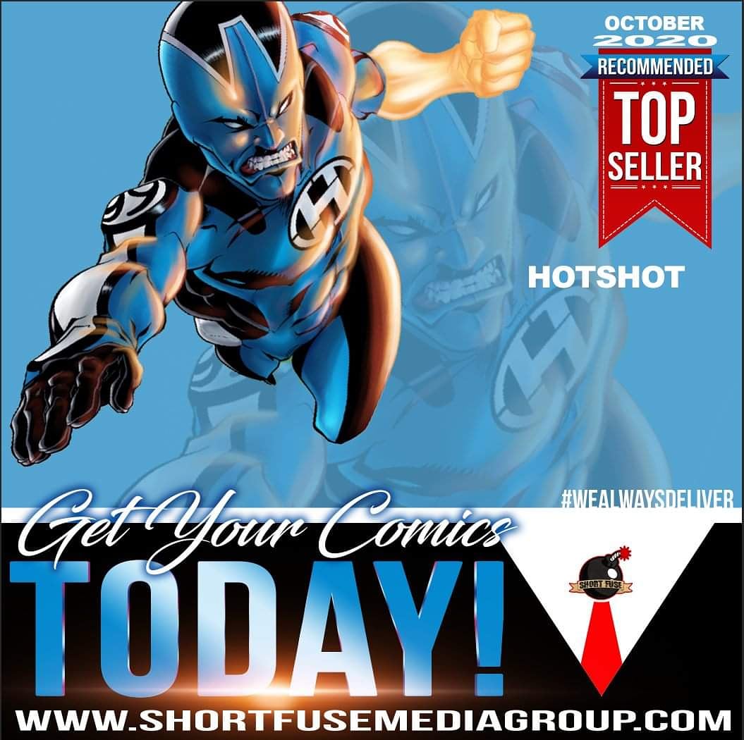 ShortFuseMedia's tweet photo. Our hottest selling Comic(October2020) for #HotSalesMonth is #Hotshot With 10 issues out you will enjoy. @MostEPICart @FsKomics
While you are on the site check out our other great titles as well. #RegularPeopleMakingComics
https://t.co/NaiATOQ0fQ https://t.co/Pg5gpVaVA8