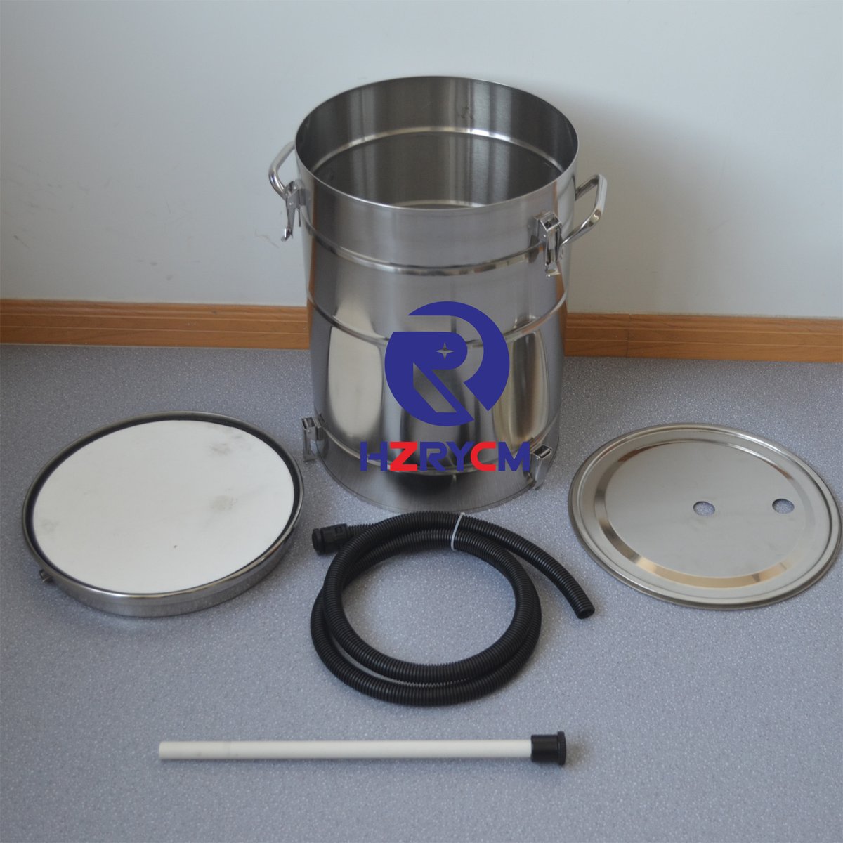 Split stainless powder hopper RY-PH301