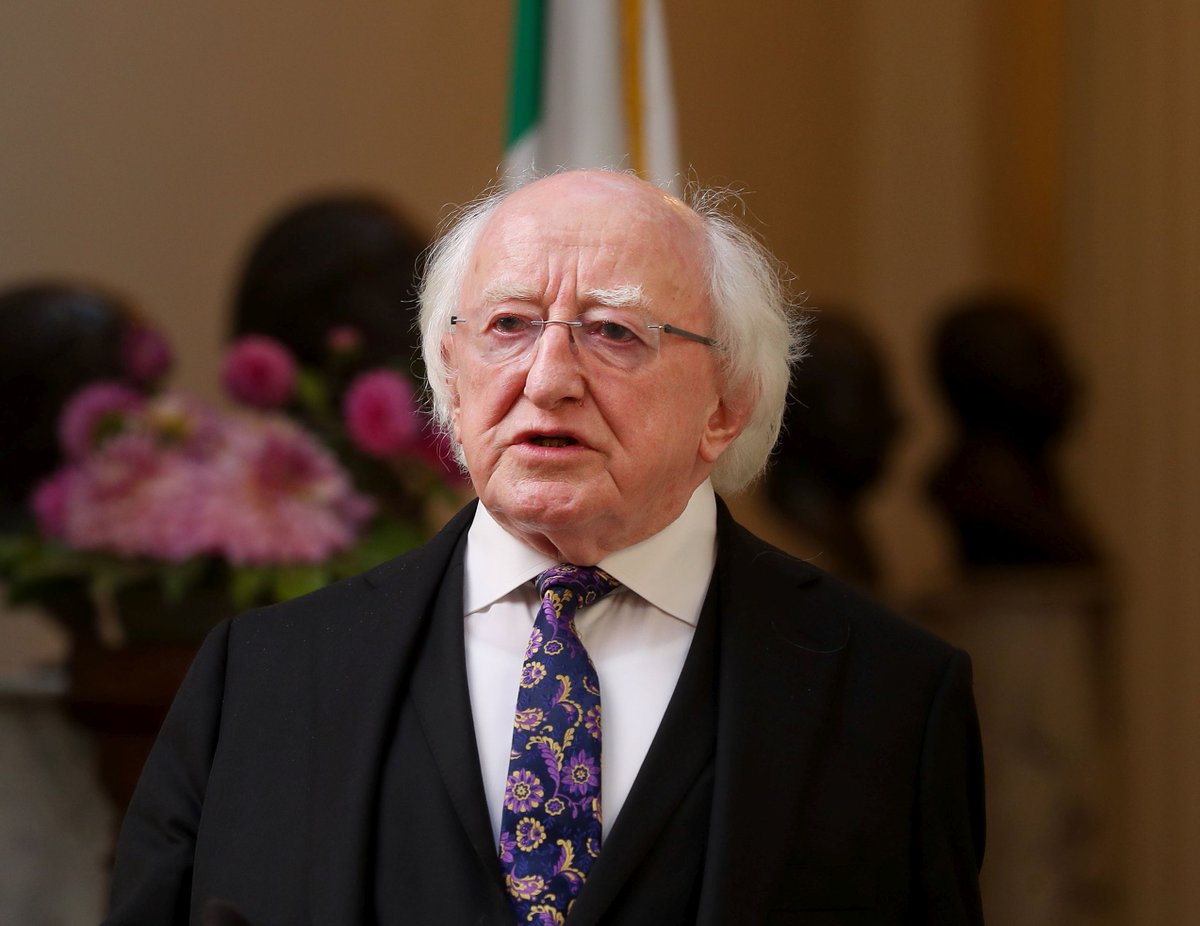 President of Ireland tweet media