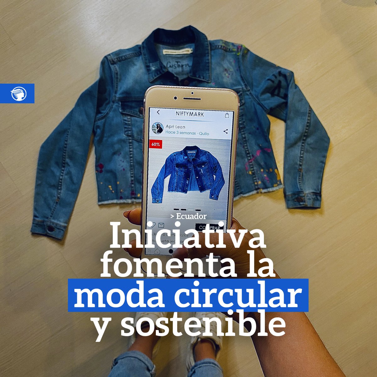 elmercurioec's tweet photo. Niftymark es el nombre de la iniciativa que tiene como propósito incentivar la moda circular y sostenible en Ecuador mediante la compra y venta de ropa usada en buen estado.
» https://t.co/2mQJfNTHSv https://t.co/kmKA26ckjL