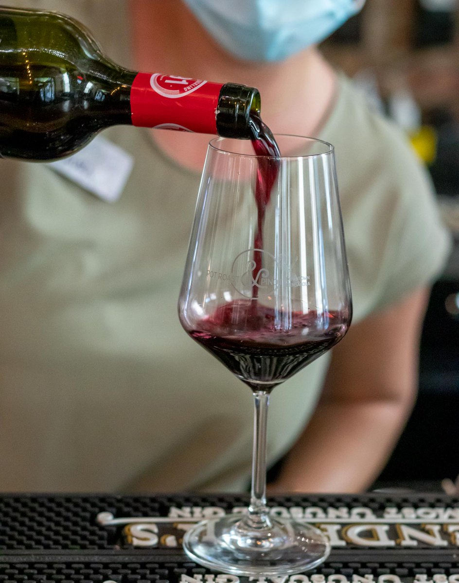 PotRoastPinot's tweet photo. It's Thursday and that means #HappyHour lasts all night!

Tag your friends and make come see us tonight from 5PM - 9PM for good times, good vibes and great people.

Featured wines by the glass are just $5, featured cocktails are $5 and draft beers are $4.

#DowntownPensacola https://t.co/pKY81DGgDQ