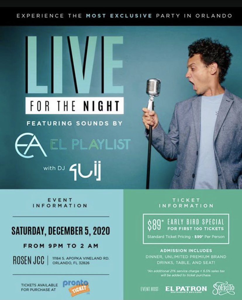 onemusicusa's tweet photo. @eafest live en #Orlando Diciembre 5 en el #RosenJCC entradas en #Prontotickets https://t.co/cSeeU6chu7