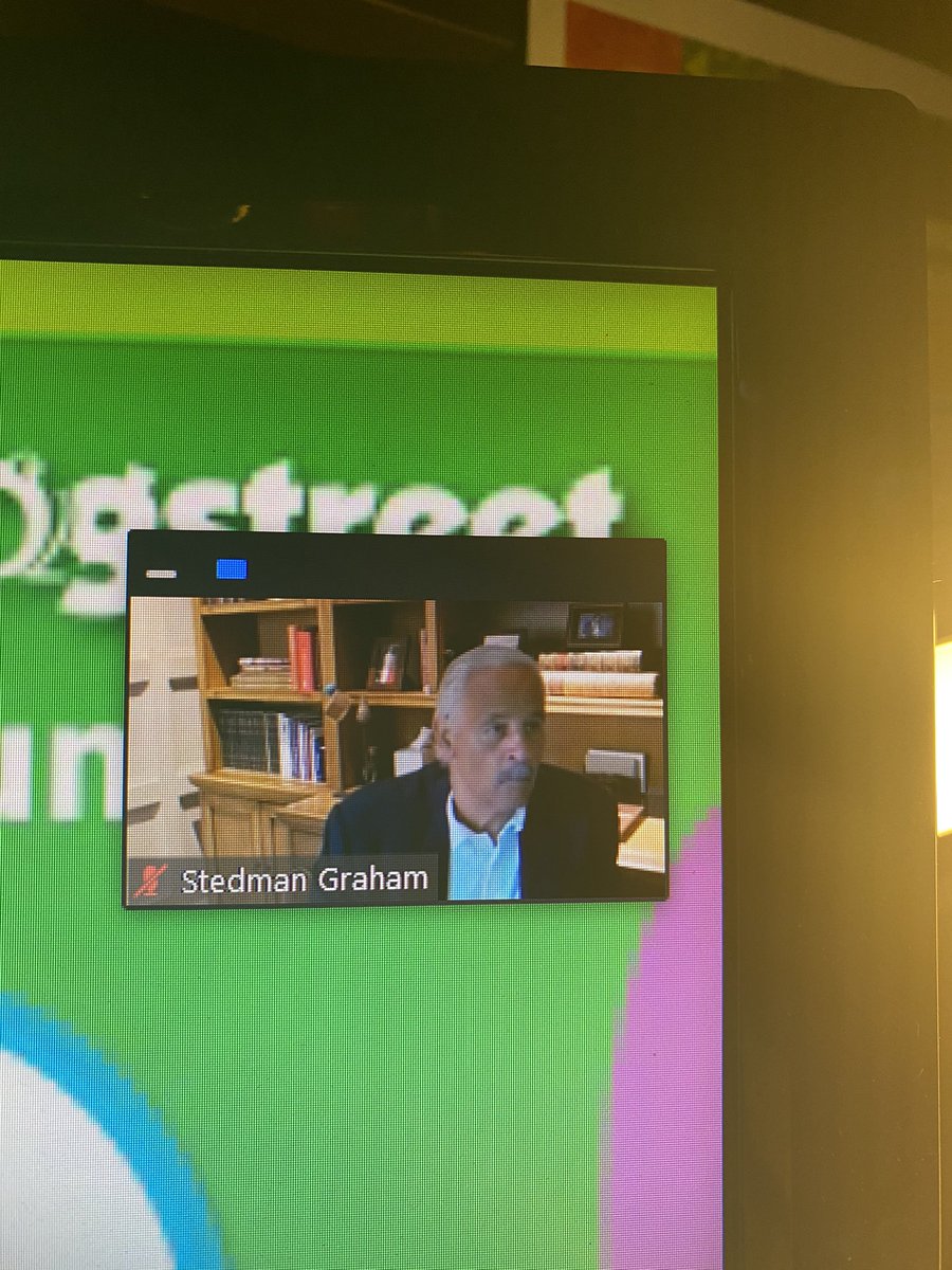 AndreaSegraves's tweet photo. Just hanging out on Zoom with @OfficialStedman. Thank you @FrogStreet for this opportunity. #identityleadership I’ve started my work! https://t.co/nAzxNZUFJA