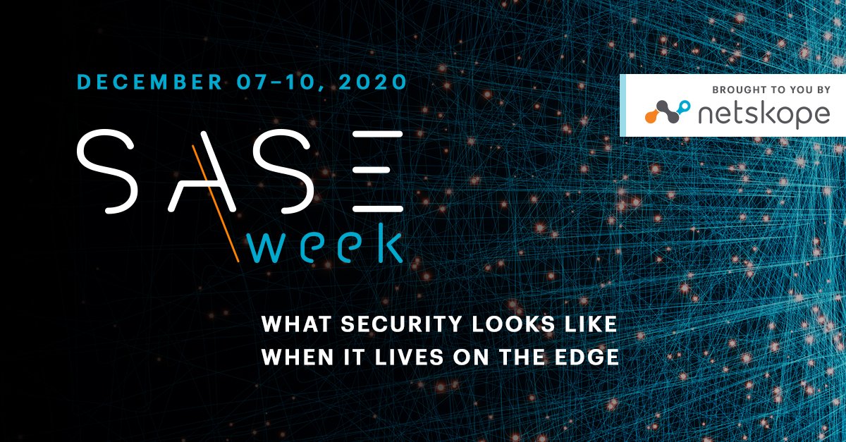 Netskope's tweet photo. What is SASE? Who is SASE? Where is SASE? Get all your questions answered and more during Netskope’s SASE Week! Register here: https://t.co/42rl3zrtii #SASEWeek https://t.co/0GmAZq9btE