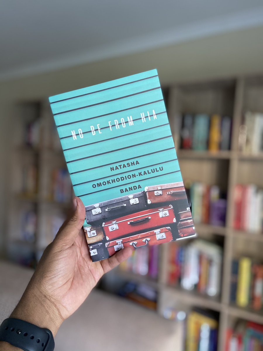 Book 34: No Be From Hia by  @TashOmokhodion Tenderly, Natasha (re)writes Black womn into the Zambian, London and Nigerian canon. These womn will steal your heart as the move through loss, grief, disappointment and connect through love. A beautiful rendering.