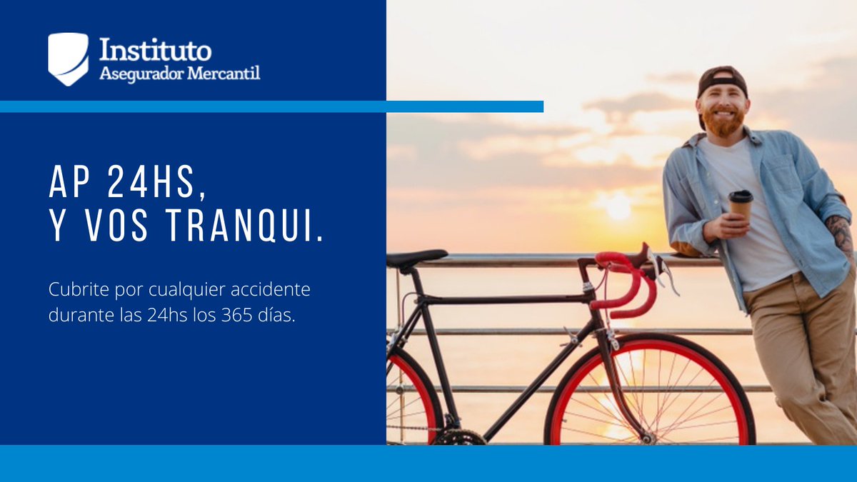 ➡️Conocé más acerca de la cobertura que te brinda nuestro Seguro de Accidentes Personales. 

Comunicate al 0800-333-3426

O ingresá a:
institutoasegurador.com.ar/productos/segu…

#Seguros #Monotributistas #Autonomos #Turismo