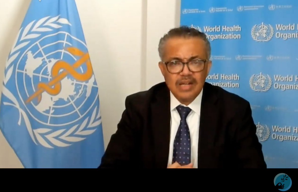 ParisPeaceForum's tweet photo. “We realized that we need new tools to truly bring the pandemic under control, and that those tools must be accessible to all countries equitably” says @DrTedros, Director General of @WHO during the #ParisPeaceForum2020.

https://t.co/QhrExGK49d 

#SolutionsForPeace https://t.co/OOMG9ZnCwh