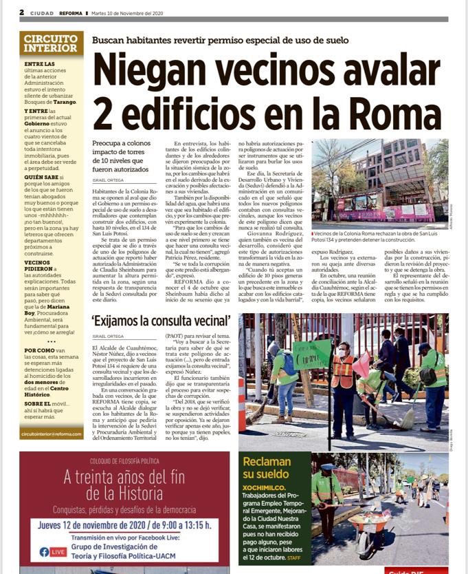 Vecinos Unidos por la Cuauhtemoc tweet media