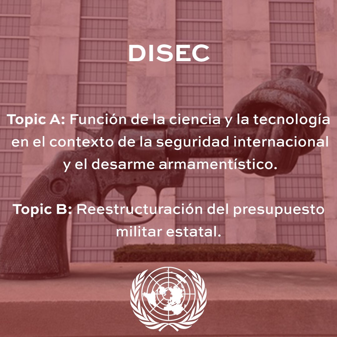 MiMUN_UCJC's tweet photo. Consejo de Seguridad: Presencial en español (nivel avanzado)
AG 1ª Comisión DISEC (Desarme y Seguridad): Presencial en español 
World Health Organization: Online en inglés https://t.co/URriFsm4hv