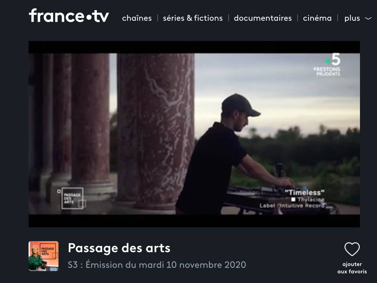 J’étais mardi dans l’émission Passage des arts sur @france5tv et c’est disponible en replay mobile.france.tv/france-5/passa…