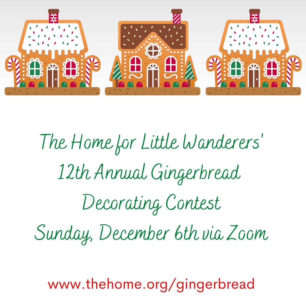 SuggsLesli's tweet photo. Kick off the holidays with The Home at our annual (and first virtual) Gingerbread Decorating Contest on 12/6! The kids &amp; families of The Home need us now more than ever and your participation will help make a difference. https://t.co/iToQs3BlcV https://t.co/u0uNyIypCH