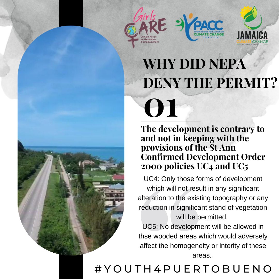 Why did NEPA deny the permit?  #Youth4PuertoBueno 2/3